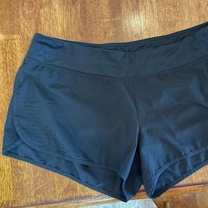 BCG lined running shorts. Black size Large.